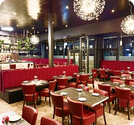 Garden-inspired bar